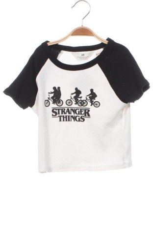 Kinder T-Shirt H&M, Größe 8-9y/ 134-140 cm, Farbe Weiß, Preis 3,50 €