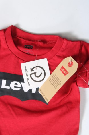 Tricou pentru copii Levi's, Mărime 9-12m/ 74-80 cm, Culoare Roșu, Preț 167,76 Lei