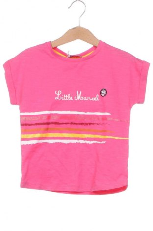 Детска тениска Little Marcel, Размер 3-4y/ 104-110 см, Цвят Розов, Цена 11,36 лв.