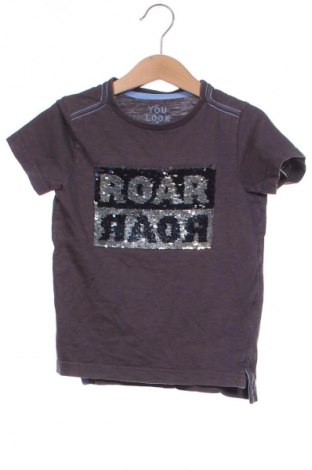 Dziecięcy T-shirt Mothercare, Rozmiar 3-4y/ 104-110 cm, Kolor Szary, Cena 22,70 zł