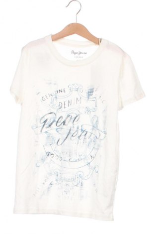 Kinder T-Shirt Pepe Jeans, Größe 9-10y/ 140-146 cm, Farbe Weiß, Preis € 11,83
