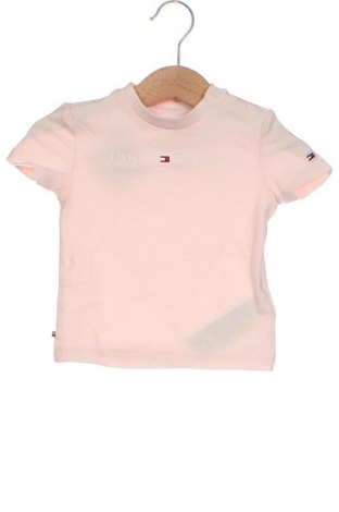 Dziecięcy T-shirt Tommy Hilfiger, Rozmiar 3-6m/ 62-68 cm, Kolor Różowy, Cena 109,99 zł