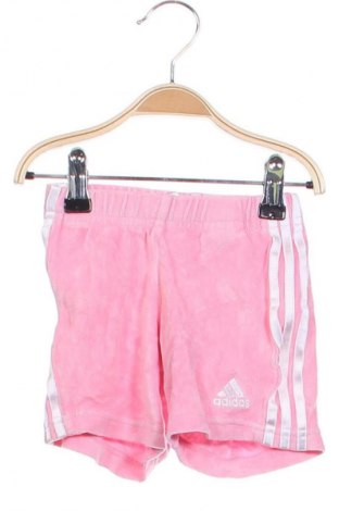 Παιδικό κοντό παντελόνι Adidas, Μέγεθος 12-18m/ 80-86 εκ., Χρώμα Ρόζ , Τιμή 2,49 €