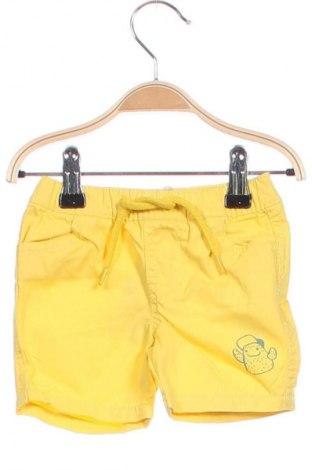 Детски къс панталон Du Pareil Au Meme, Размер 3-6m/ 62-68 см, Цвят Жълт, Цена 9,20 лв.