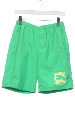 Pantaloni scurți pentru copii PUMA, Mărime 14-15y/ 168-170 cm, Culoare Verde, Preț 89,47 Lei