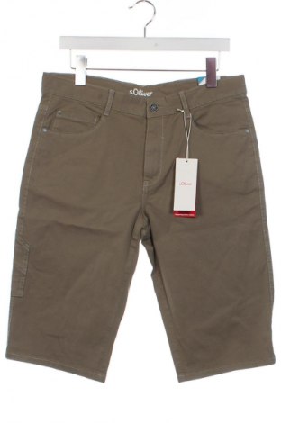 Pantaloni scurți pentru copii S.Oliver, Mărime 15-18y/ 170-176 cm, Culoare Verde, Preț 58,72 Lei