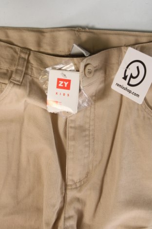 Pantaloni pentru copii ZY kids, Mărime 13-14y/ 164-168 cm, Culoare Bej, Preț 21,99 Lei