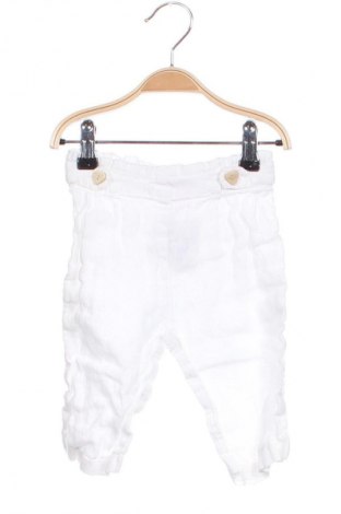 Pantaloni pentru copii Zara, Mărime 9-12m/ 74-80 cm, Culoare Alb, Preț 21,60 Lei