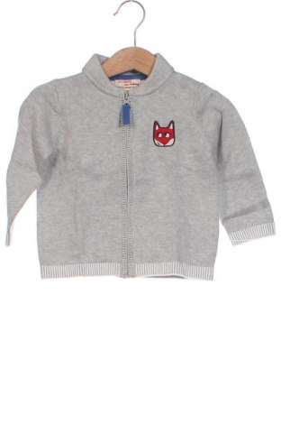 Детски пуловер Du Pareil Au Meme, Размер 6-9m/ 68-74 см, Цвят Сив, Цена 16,52 лв.
