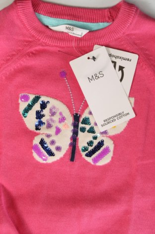 Kinderpullover Marks & Spencer, Größe 4-5y/ 110-116 cm, Farbe Rosa, Preis € 26,29