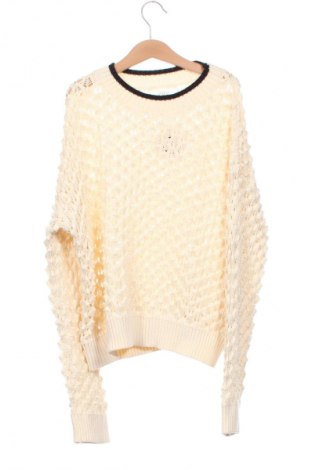 Детски пуловер Zara, Размер 11-12y/ 152-158 см, Цвят Екрю, Цена 9,16 лв.