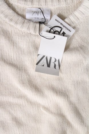 Dziecięcy sweter Zara, Rozmiar 13-14y/ 164-168 cm, Kolor Beżowy, Cena 32,99 zł