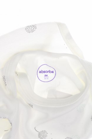 Детско боди Absorba, Размер 0-1m/ 50 см, Цвят Бял, Цена 10,49 лв.