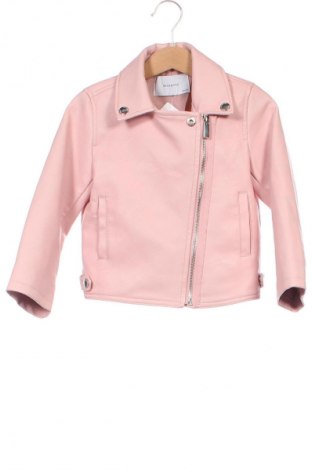 Kinder Lederjacke Reserved, Größe 2-3y/ 98-104 cm, Farbe Rosa, Preis € 10,99