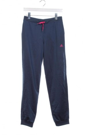 Pantaloni de trening, pentru copii Adidas, Mărime 14-15y/ 168-170 cm, Culoare Albastru, Preț 89,47 Lei