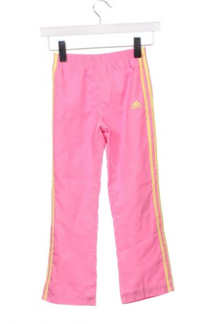 Kinder Sporthose Adidas, Größe 6-7y/ 122-128 cm, Farbe Rosa, Preis 6,74 €