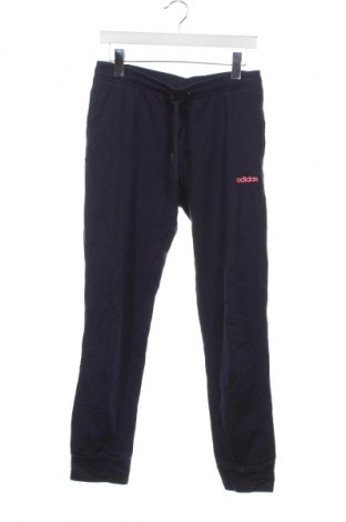 Pantaloni de trening, pentru copii Adidas, Mărime 13-14y/ 164-168 cm, Culoare Albastru, Preț 46,05 Lei
