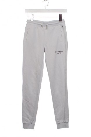 Kinder Sporthose Calvin Klein Jeans, Größe 11-12y/ 152-158 cm, Farbe Grau, Preis 22,29 €