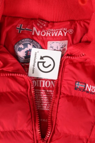 Детско яке Geographical Norway, Размер 7-8y/ 128-134 см, Цвят Червен, Цена 152,00 лв.