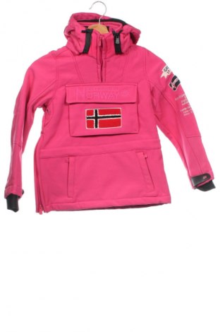 Kinderjacke Geographical Norway, Größe 9-10y/ 140-146 cm, Farbe Rosa, Preis 63,56 €