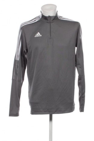 Herren Shirt Adidas, Größe L, Farbe Grau, Preis 23,66 €