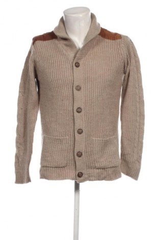 Herren Strickjacke Clockhouse, Größe L, Farbe Beige, Preis 9,49 €