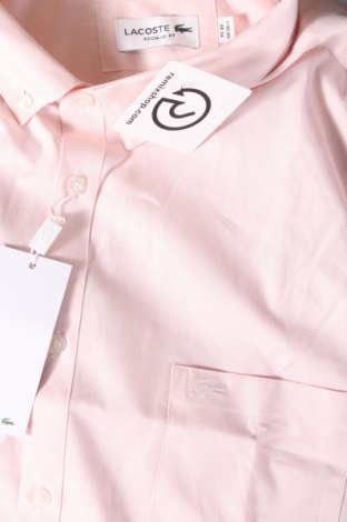 Herrenhemd Lacoste, Größe XXL, Farbe Rosa, Preis € 58,29