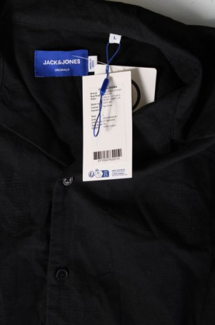 Męska koszula Originals By Jack & Jones, Rozmiar L, Kolor Czarny, Cena 57,99 zł