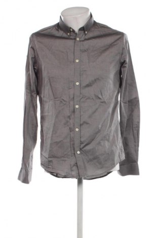 Ανδρικό πουκάμισο Samsoe & Samsoe, Μέγεθος L, Χρώμα Γκρί, Τιμή 75,39 €