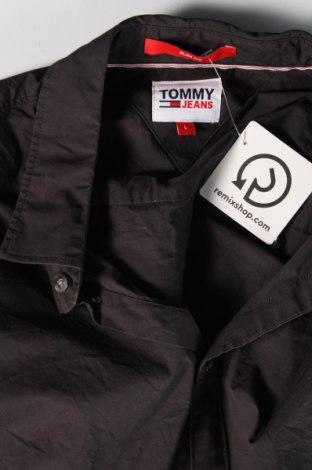 Мъжка риза Tommy Jeans, Размер L, Цвят Черен, Цена 140,00 лв.