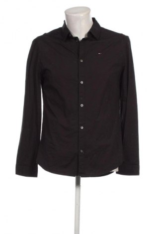 Мъжка риза Tommy Jeans, Размер L, Цвят Черен, Цена 140,00 лв.