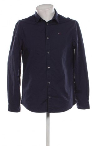 Męska koszula Tommy Jeans, Rozmiar XL, Kolor Niebieski, Cena 310,99 zł