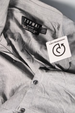 Cămașă de bărbați Topman, Mărime L, Culoare Gri, Preț 20,99 Lei