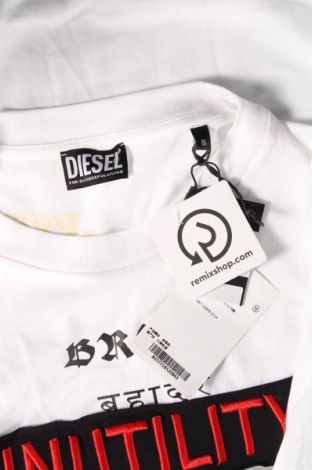 Herren T-Shirt Diesel, Größe S, Farbe Weiß, Preis 107,73 €