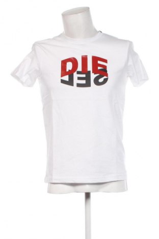 Męski T-shirt Diesel, Rozmiar S, Kolor Biały, Cena 473,52 zł