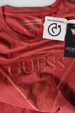 Ανδρικό t-shirt Guess, Μέγεθος M, Χρώμα Κόκκινο, Τιμή 20,99 €