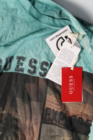 Męski T-shirt Guess, Rozmiar M, Kolor Zielony, Cena 112,99 zł