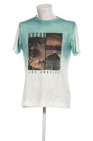 Herren T-Shirt Guess, Größe M, Farbe Grün, Preis 21,99 €