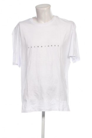 Мъжка тениска Jack & Jones, Размер XXL, Цвят Бял, Цена 42,00 лв.