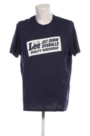 Ανδρικό t-shirt Lee, Μέγεθος XXL, Χρώμα Μπλέ, Τιμή 18,99 €