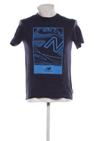 Ανδρικό t-shirt New Balance, Μέγεθος M, Χρώμα Μπλέ, Τιμή 20,12 €