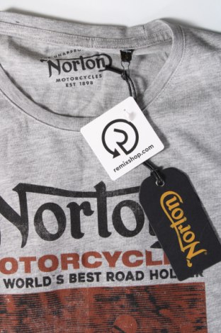 Męski T-shirt Norton, Rozmiar S, Kolor Szary, Cena 74,99 zł