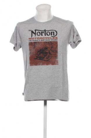 Ανδρικό t-shirt Norton, Μέγεθος S, Χρώμα Γκρί, Τιμή 7,49 €