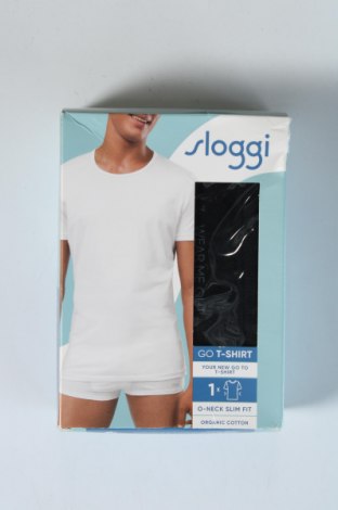 Męski T-shirt Sloggi, Rozmiar S, Kolor Czarny, Cena 74,99 zł