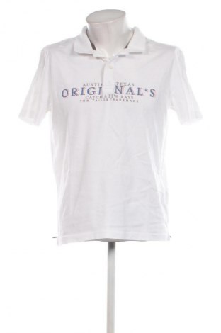 Herren T-Shirt Tom Tailor, Größe L, Farbe Weiß, Preis 5,83 €