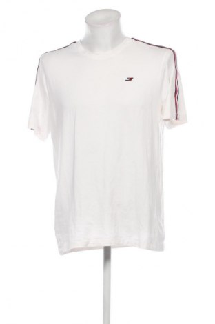 Ανδρικό t-shirt Tommy Hilfiger, Μέγεθος L, Χρώμα Εκρού, Τιμή 33,49 €