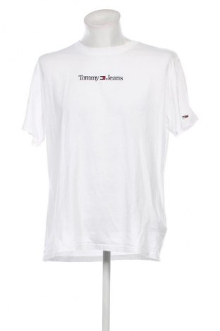 Tricou de bărbați Tommy Jeans, Mărime XL, Culoare Alb, Preț 161,99 Lei