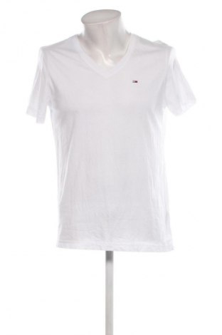 Ανδρικό t-shirt Tommy Jeans, Μέγεθος L, Χρώμα Λευκό, Τιμή 33,49 €