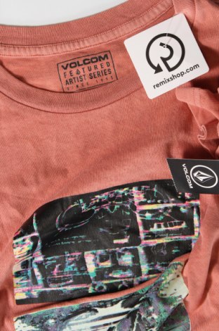 Herren T-Shirt Volcom, Größe S, Farbe Aschrosa, Preis € 28,87