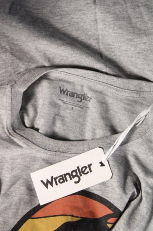 Ανδρικό t-shirt Wrangler, Μέγεθος S, Χρώμα Γκρί, Τιμή 17,99 €